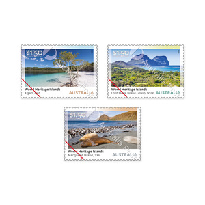 World Heritage Islands Stamps (3 x $1.50) product photo