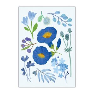 Cat MacInnes Greeting Cards Peaceful Flowers & Foliage – Pack of 6 product photo