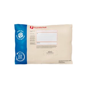 POLLAST!C Ocean Bound Plastic Satchel Medium – 20 Pack product photo